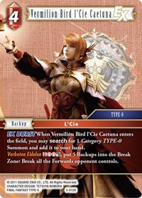 Vermilion Bird lCie Caetuna - 5-012H - H