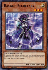 Backup Secretary - SP18-EN002 - Starfoil Rare - 1st Edition