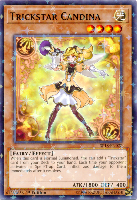 Trickstar Candina - SP18-EN020 - Starfoil Rare - 1st Edition