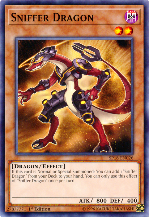 Sniffer Dragon - SP18-EN026 - Common - 1st Edition