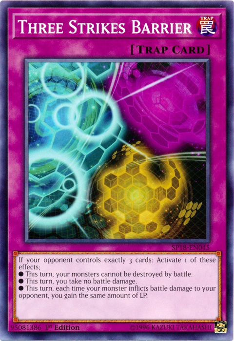 Three Strikes Barrier - SP18-EN045 - Common - 1st Edition