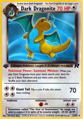 Dark Dragonite - 22/82 - Rare - 1st Edition