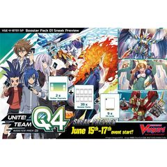 Cardfight!! Vanguard: Sneak Preview Kit V Booster - Unite! Team Q4