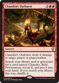 Chandras Outburst - Planeswalker Deck Exclusive