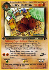 Dark Dugtrio - 23/82 - Rare - 1st Edition