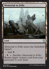 Memorial to Folly - Foil