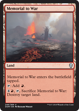 Memorial to War - Foil