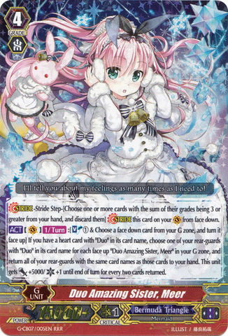 Duo Amazing Sister, Meer - G-CB07/005EN - RRR