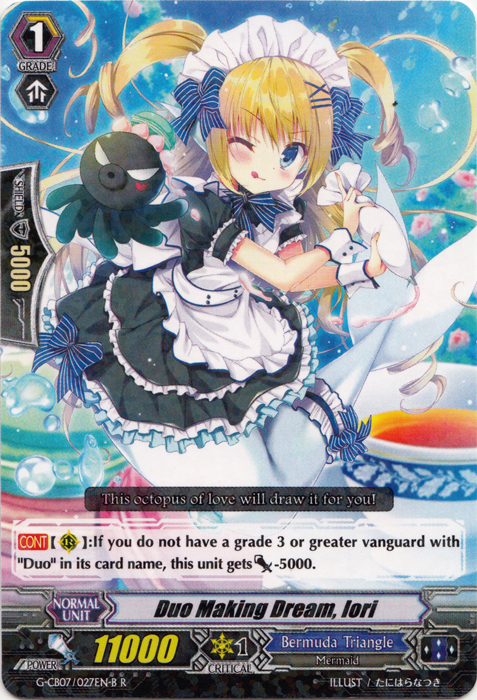 Duo Making Dream, Iori (Black) - G-CB07/027EN-B - R Duo Making Dream, Iori (Black) - G-CB07/027EN-B - R