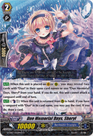 Duo Memorial Days, Sheryl (Black) - G-CB07/022EN-B - R