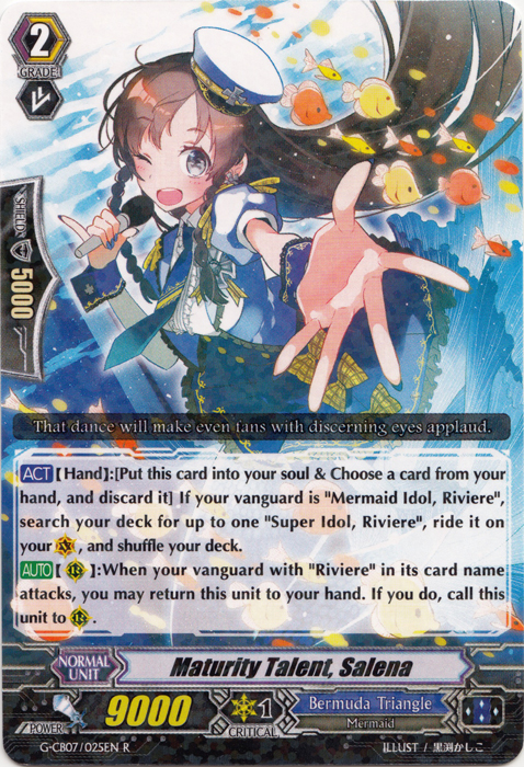 Maturity Talent, Salena - G-CB07/025EN - R