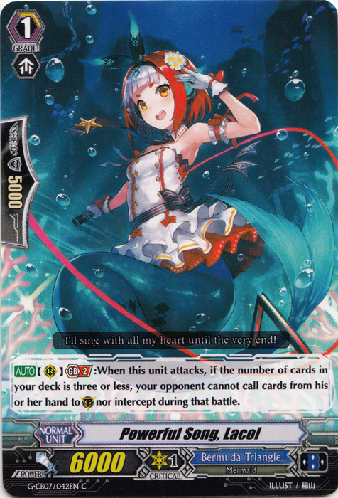 Powerful Song, Lacol - G-CB07/042EN - C
