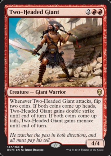 1x Two-Headed Giant - Foil MTG Dominaria NM Magic Foil | eBay