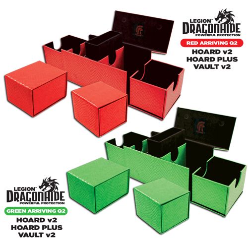 Legion Dragon Hide: Hoard + Vinyl Box - Red