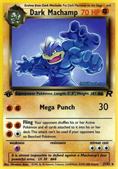 Dark Machamp - 27/82 - Rare - 1st Edition