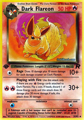 Dark Flareon - 35/82 - Uncommon - WotC Era - Team Rocket 1st Edition