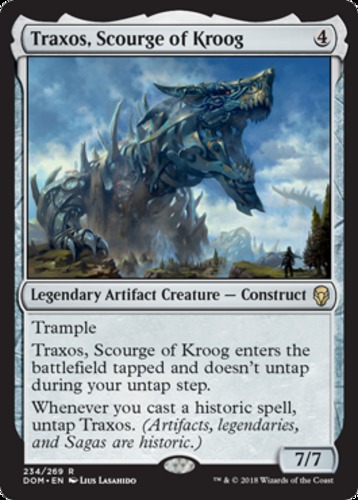 Traxos, Scourge of Kroog 1x FOIL DOM MTG Dominaria Rare MINT artifact Traxos, Scourge of Kroog 1x FOIL DOM MTG Dominaria Rare MINT artifact