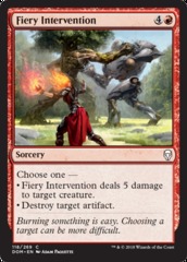 Fiery Intervention - Foil