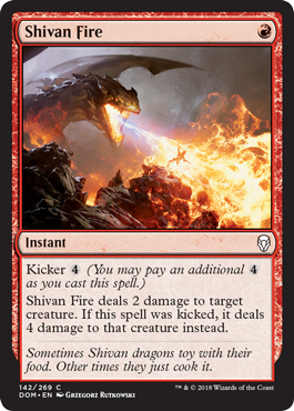 Shivan Fire - Foil