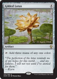 Gilded Lotus - Foil - Prerelease Promo