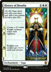 History of Benalia - Foil - Prerelease Promo