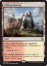 Clifftop Retreat - Foil - Prerelease Promo