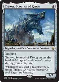 Traxos, Scourge of Kroog - Foil - Prerelease Promo