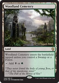 Woodland Cemetery - Foil - Prerelease Promo