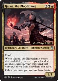 Garna, the Bloodflame - Foil - Prerelease Promo