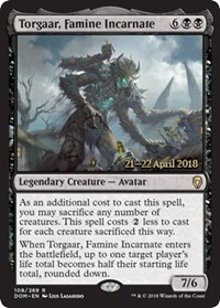 Torgaar, Famine Incarnate - Foil - Prerelease Promo