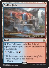 Sulfur Falls - Foil - Prerelease Promo