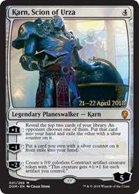 Karn, Scion of Urza - Foil - Prerelease Promo