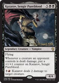 Kazarov, Sengir Pureblood - Foil - Prerelease Promo