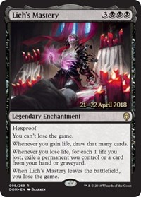 Lichs Mastery - Foil - Prerelease Promo