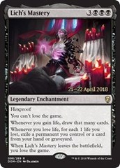 Lich's Mastery - Foil - Prerelease Promo