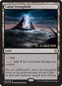 Cabal Stronghold - Foil - Prerelease Promo