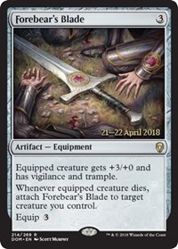 Forebears Blade - Foil - Prerelease Promo