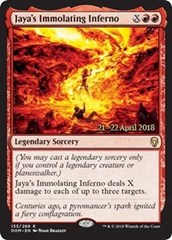 Jaya's Immolating Inferno - Foil Prerelease Promo