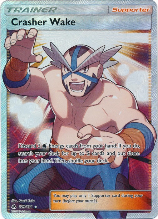 Crasher Wake - 129/131 - S&M Forbidden Light Full Art Ultra Rare