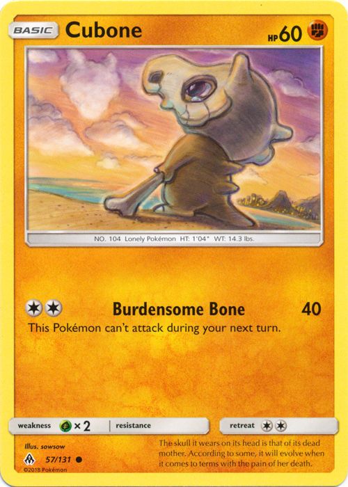 Cubone - 57/131 - Common