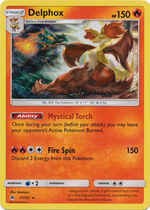 Delphox - 17/131 - Holo Rare