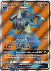 Lucario GX - 122/131 - Full Art Ultra Rare