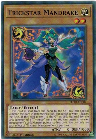 Trickstar Mandrake - FLOD-EN007 - Common - 1st Edition