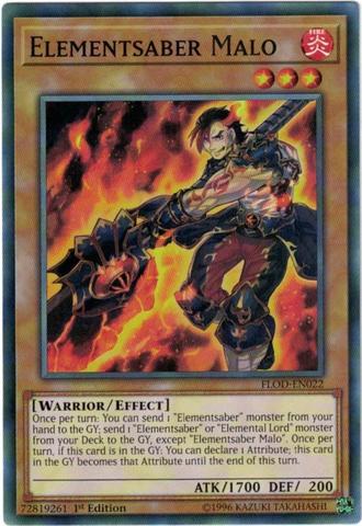 Elementsaber Malo - FLOD-EN022 - Common - 1st Edition