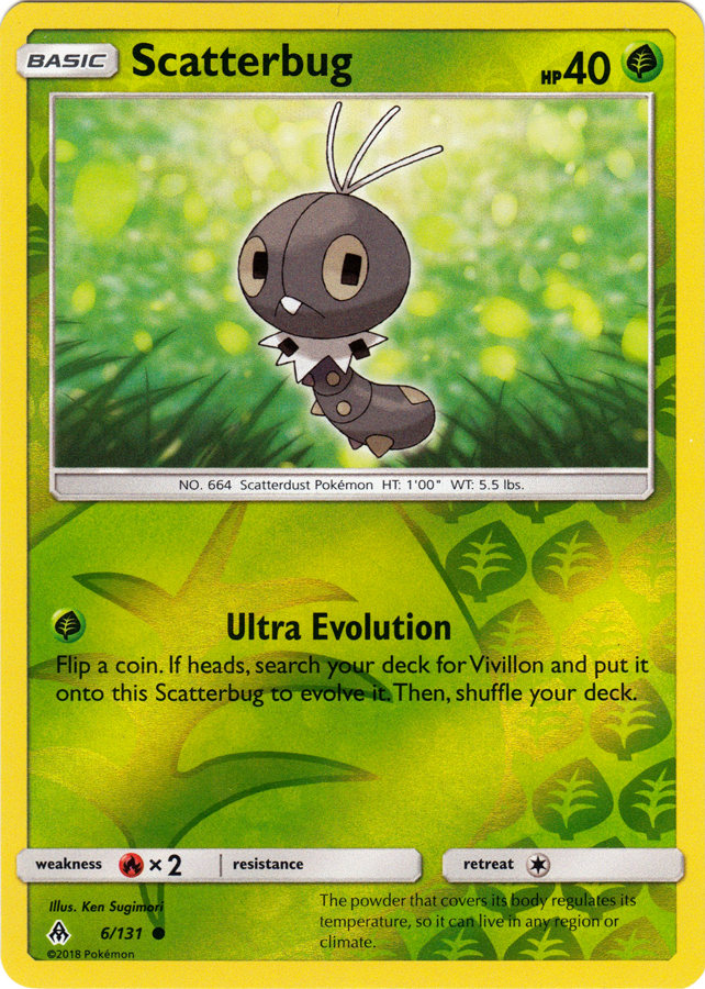 Scatterbug - 6/131 - Common - Reverse Holo