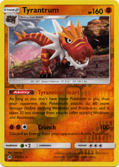 Tyrantrum - 69/131 - Holo Rare - Reverse Holo