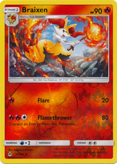 Braixen - 16/131 - Uncommon - Reverse Holo