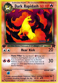 Dark Rapidash - 44/82 - Uncommon - 1st Edition