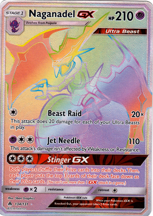 Naganadel GX - 134/131 - Secret Rare