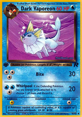 Dark Vaporeon - 45/82 - Uncommon - 1st Edition